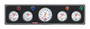 QRP61-67513 3-1 Gauge Panel OP/WT/OP /FP w/3-3/8in Tach Black