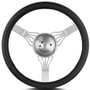 LEC55301 Steering Wheel Newstalgi c Banjo Pol. w/Blk Wrap