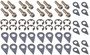 SGE8906 Header Bolt Kit - 6pt. 8mm-1.25 x 25mm (16)
