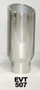 PYPEVT507 Exhaust Tip 5in x 7in 18in L Polished Weld-on