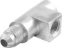 QRP61-722 Aluminum Tee 1/8 NPT x 1/8 NPT x -4
