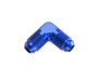 RHP821-08-1 8an Male 90-Deg Flare Adapter Fitting Blue