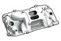 PRP53026 BBC Crosswind Intake Manifold - Satin