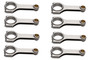 EAGCRS6000S3D SBC 4340 Forged H-Beam Rods