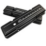BSPBLK95123 Valve Cover SBC Short Chevrolet Logo Black