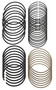 MAH4615SS-043 Piston Ring Set 4.615 Bore .043 .043 3.0mm