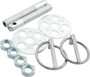 ALL18472 LW Alum Hood Pin Kit 3/8in Silver