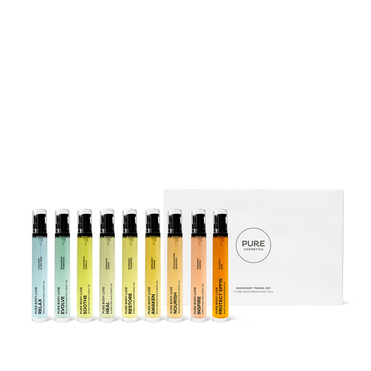 Pure Body Luxe Travel Set 9 × 15ml