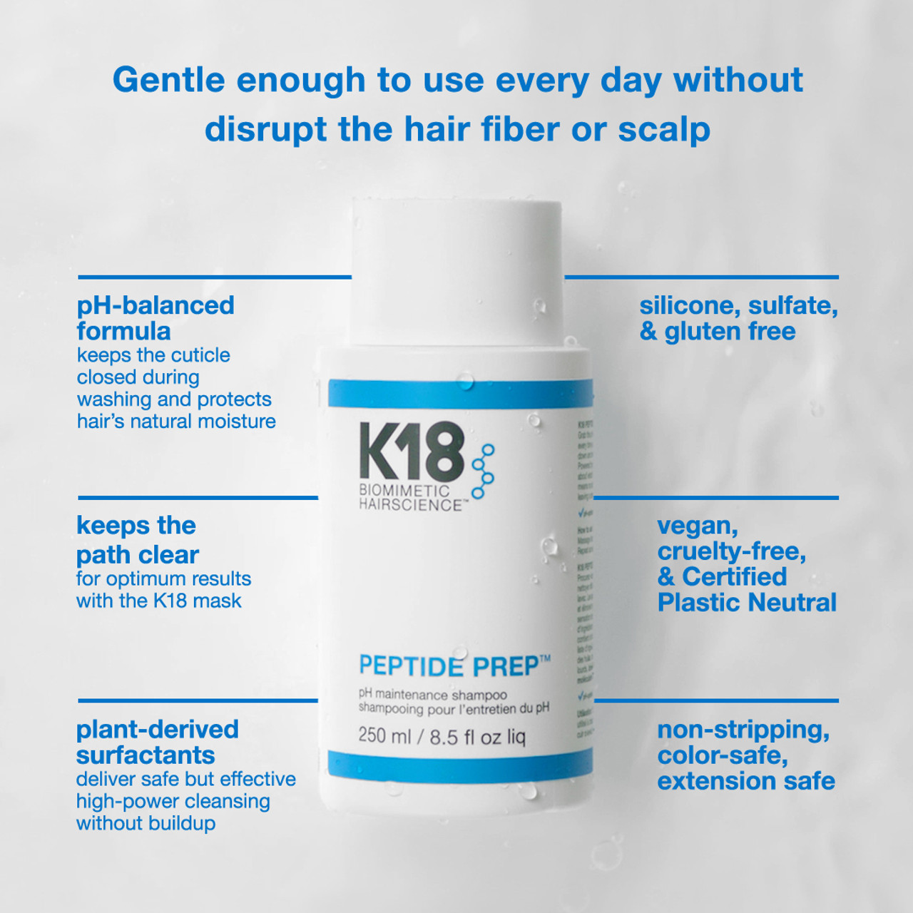 K18 Peptide Prep pH Maintenance Shampoo 250ml