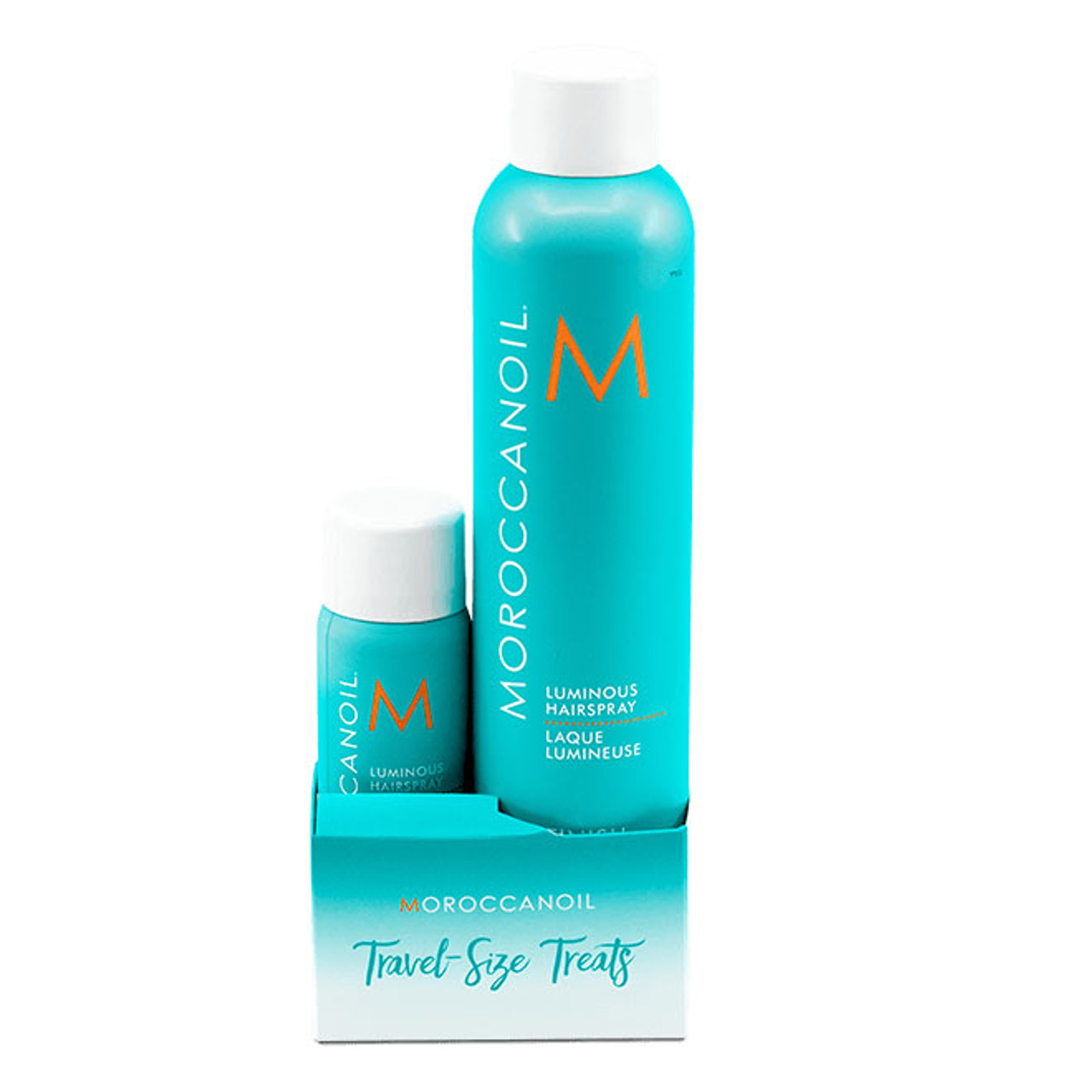 Moroccanoil Strong Hair Spray 330ml Travel Set Treats