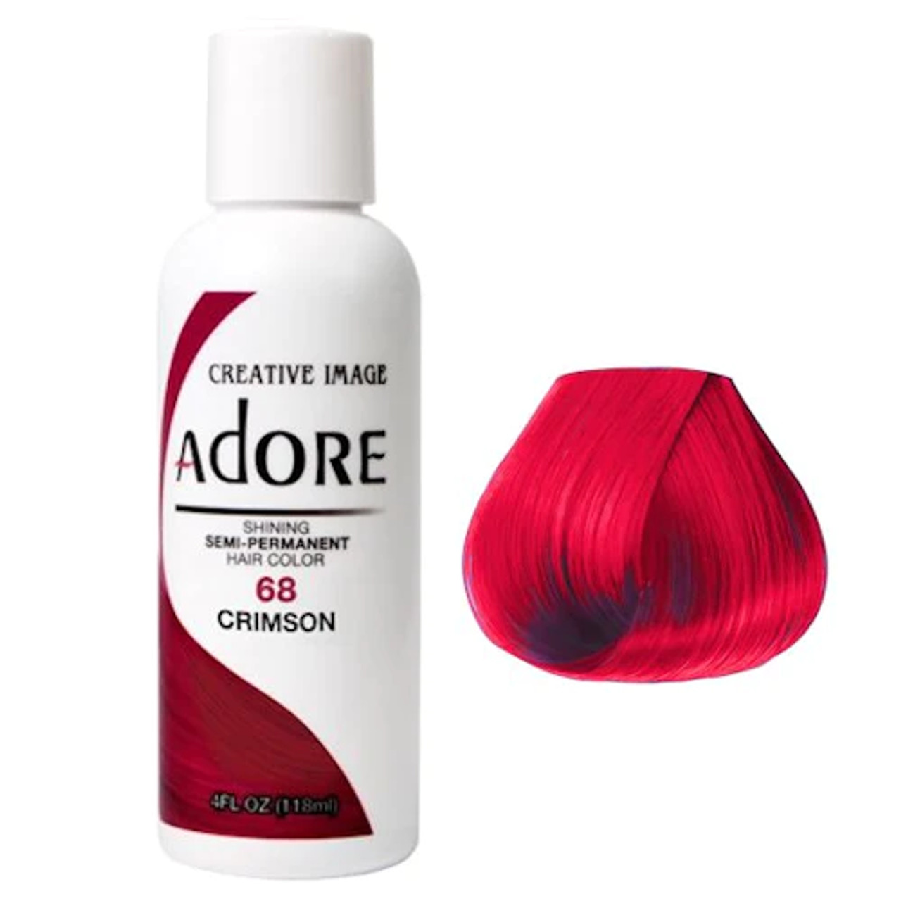 Adore Semi Permanent Hair Color Crimson 68 118ml