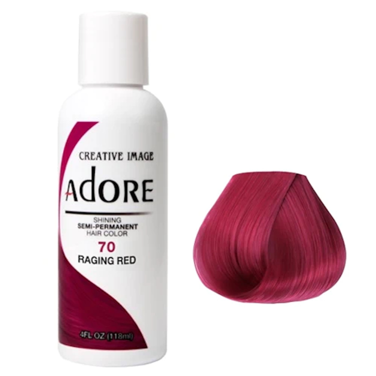 Adore Semi Permanent Hair Color Raging Red 70 118ml