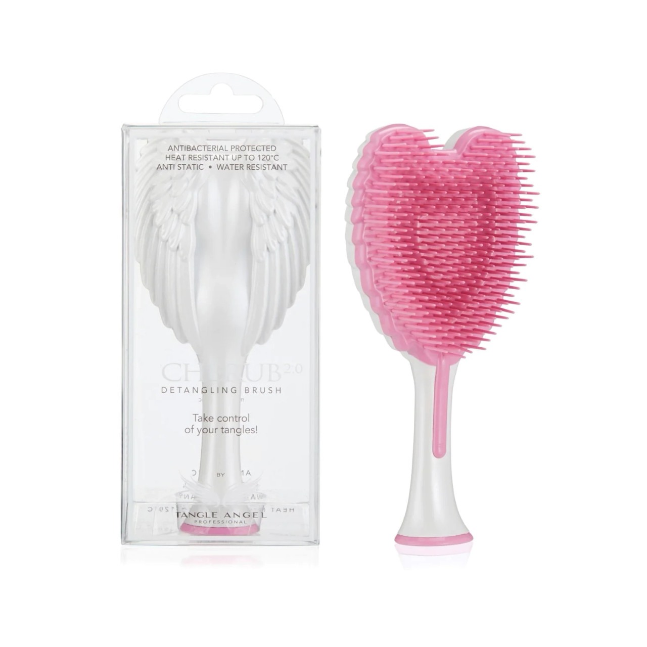 Tangle Angel Cherub 2.0 Detangling Brush - Gloss White