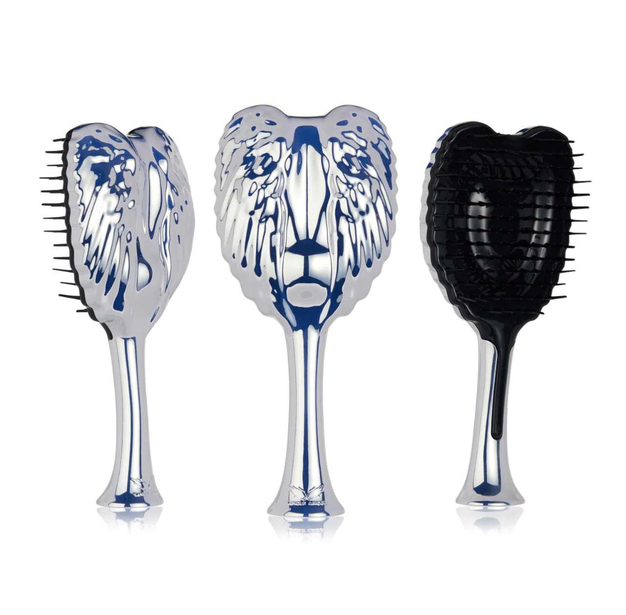 Tangle Angel Pro Detangling Brush - White Chrome