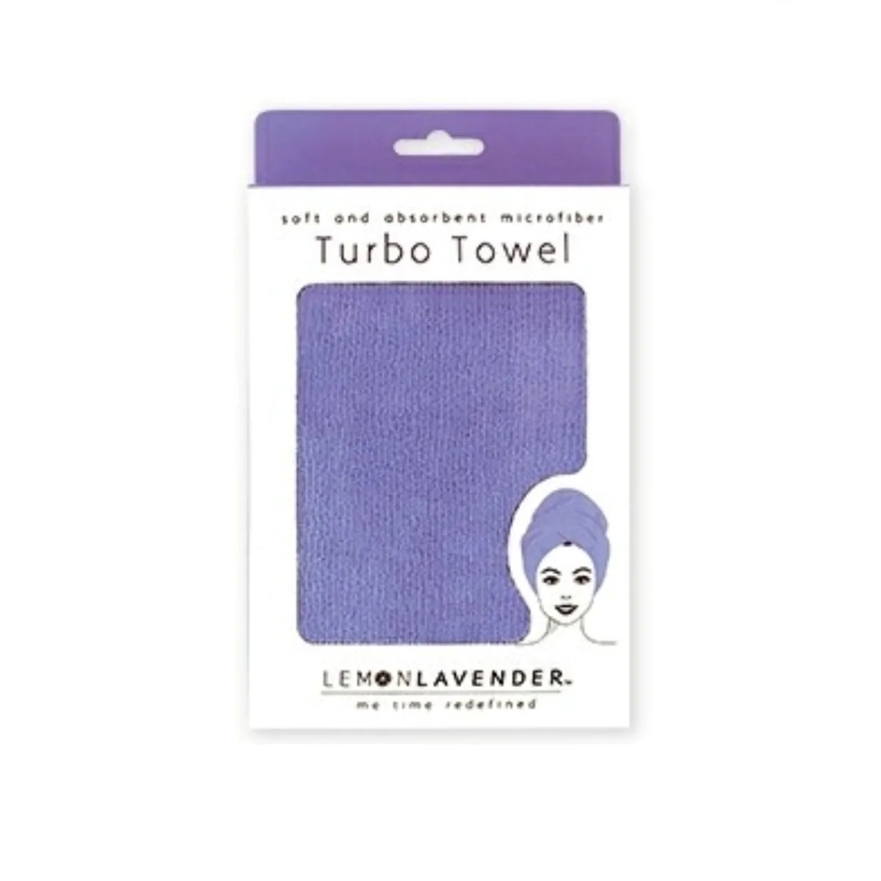Lemon Lavender Microfiber Turbo Towel – Violet