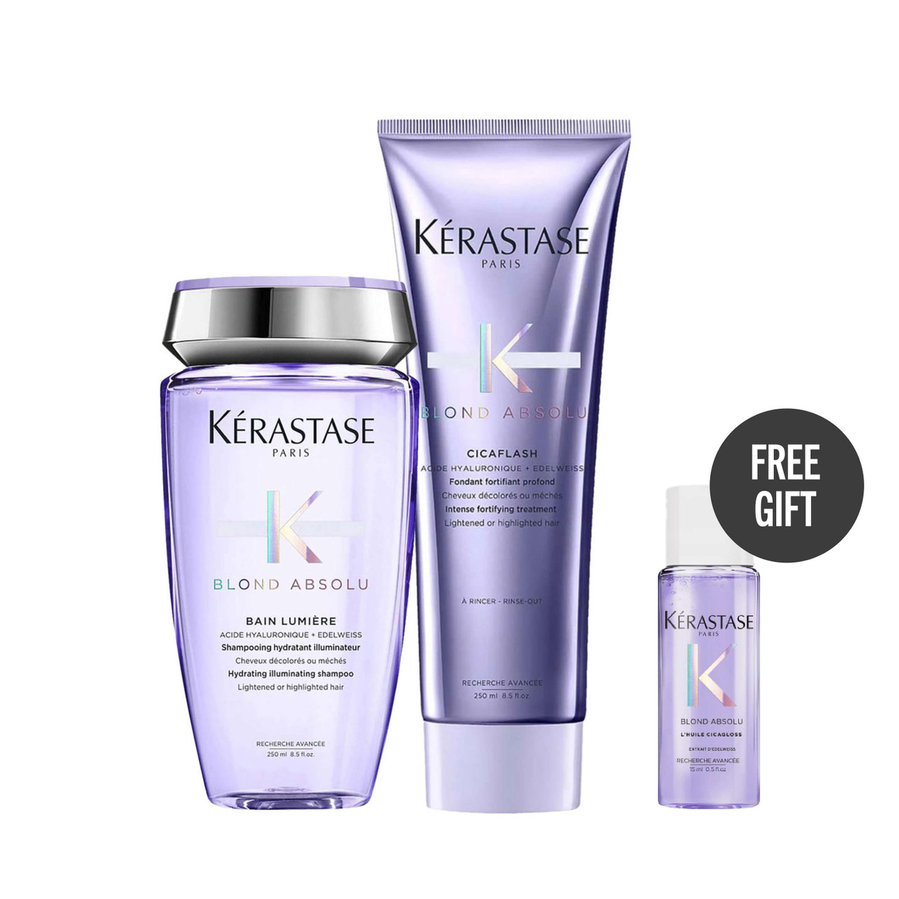 Kérastase Blond Absolu Lumiere Bain & Cicaflash Fondant Duo