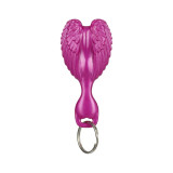 Tangle Angel Baby Keyring Fuchsia
