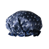 Lemon Lavender Not Your Grandma's Shower Cap - Navy