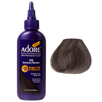 Adore Plus Semi Permanent Hair Color Medium Brown 376 100ml