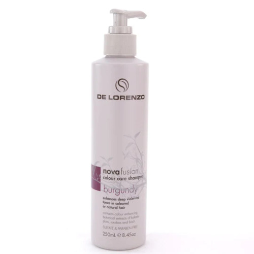 De Lorenzo Novafusion Colour Shampoo Burgundy 250ml
