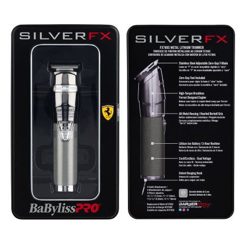 BaByliss PRO Silver FX788S Lithium Hair Trimmer