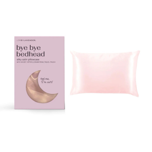 Lemon Lavender Bye Bye Bedhead Silky Satin Pillowcase – Rosewater
