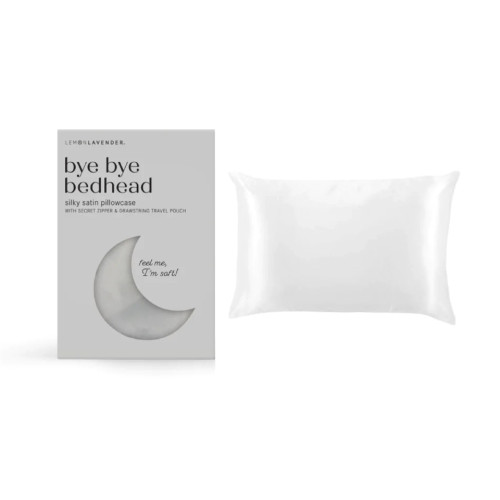 Lemon Lavender Bye Bye Bedhead Silky Satin Pillowcase – Lucent Cloud