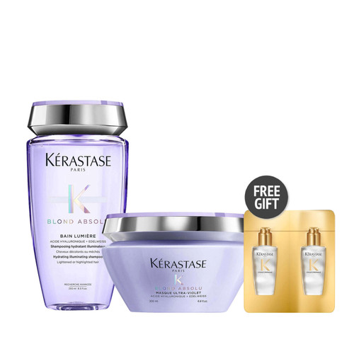 Kérastase Blond Absolu Lumiere Bain & Ultra-Violet Masque Duo