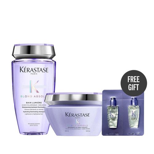 Kérastase Blond Absolu Lumiere Bain & Ultra-Violet Masque Duo