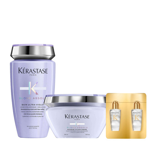 Kerastase Blond Absolu Ultra-Violet Bain & Cicaextreme Masque Duo