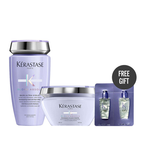 Kerastase Blond Absolu Ultra-Violet Bain & Cicaextreme Masque Duo Kerastase Blond Absolu Ultra-Violet Bain & Cicaextreme Masque Duo