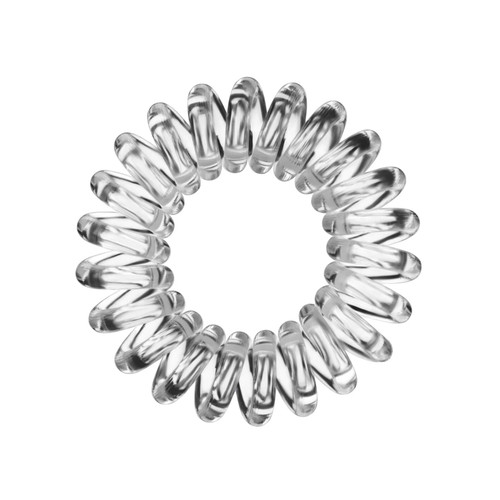 Pink Pewter Hair Twist - Clear