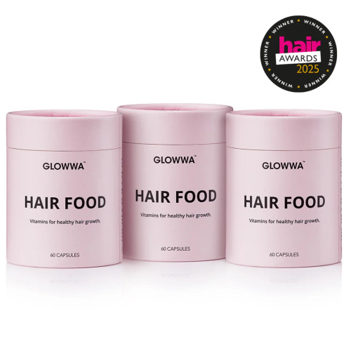 Glowwa Hair Food  Trio Original 180 capsules