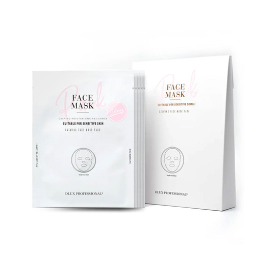 Dlux Pro Calming Facial Masks - 5 Pack