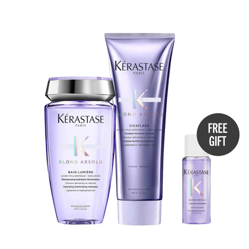 Kérastase Blond Absolu Lumiere Bain & Cicaflash Fondant Duo