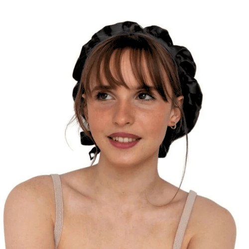Strands of Silk Sleeping Cap - Coal ML