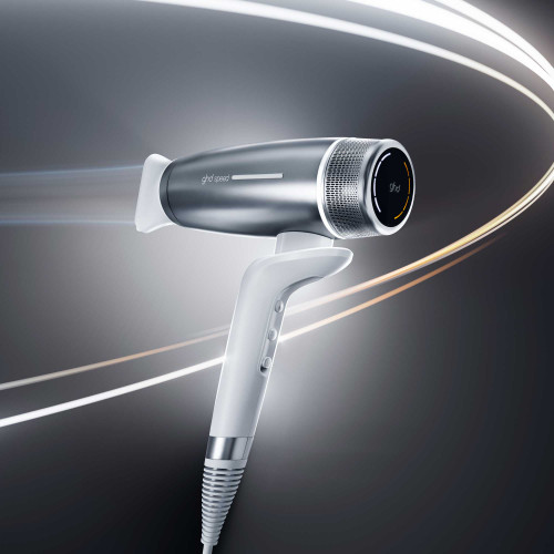 GHD Speed Professional Hair Dryer Metallic White
