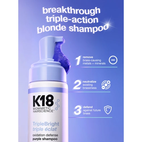 K18 Triple Bright Shampoo 125ml