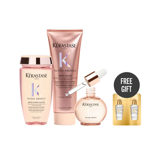 Kérastase Gloss Absolu Anti-Frizz Essentials Bundle