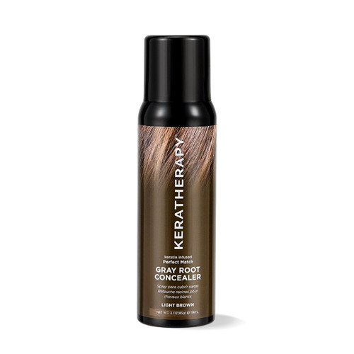 Keratherapy Gray Root Concealer Light Brown 118ml