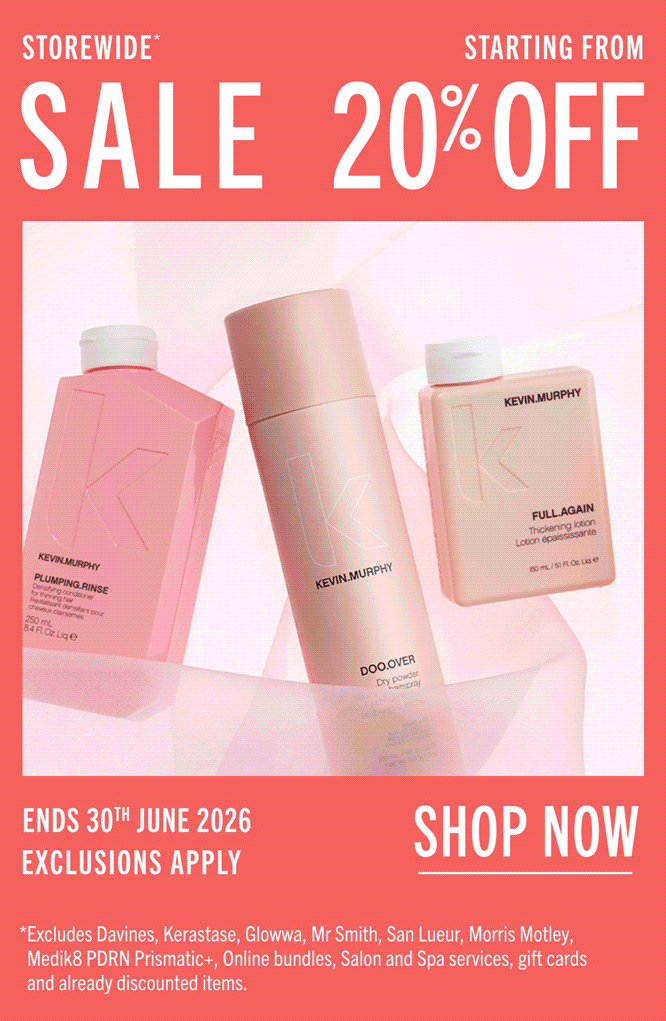 hair and beauty sale. 20% off