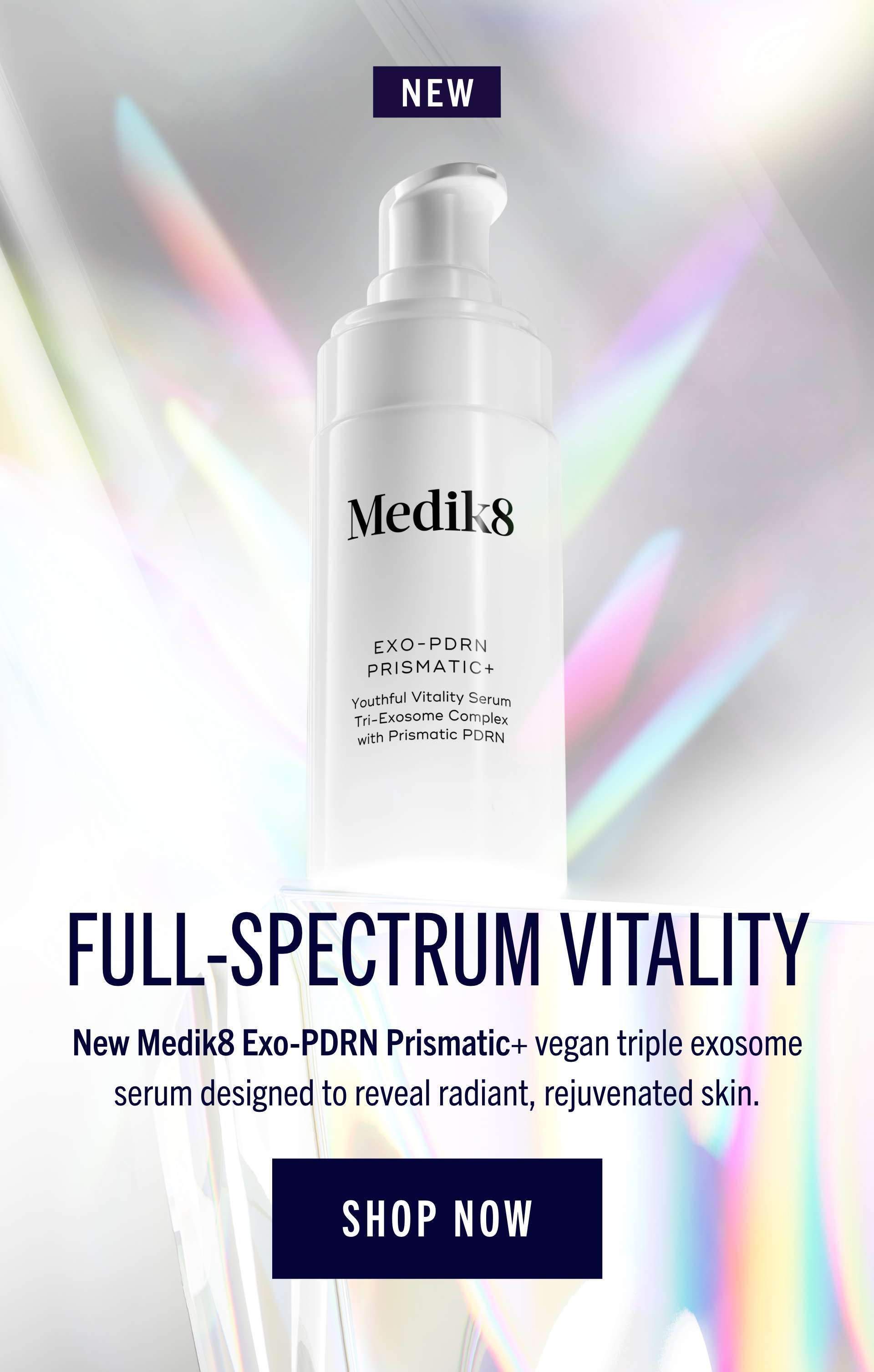 New Medik8 Exo-PDRN exosome antiageing face serum
