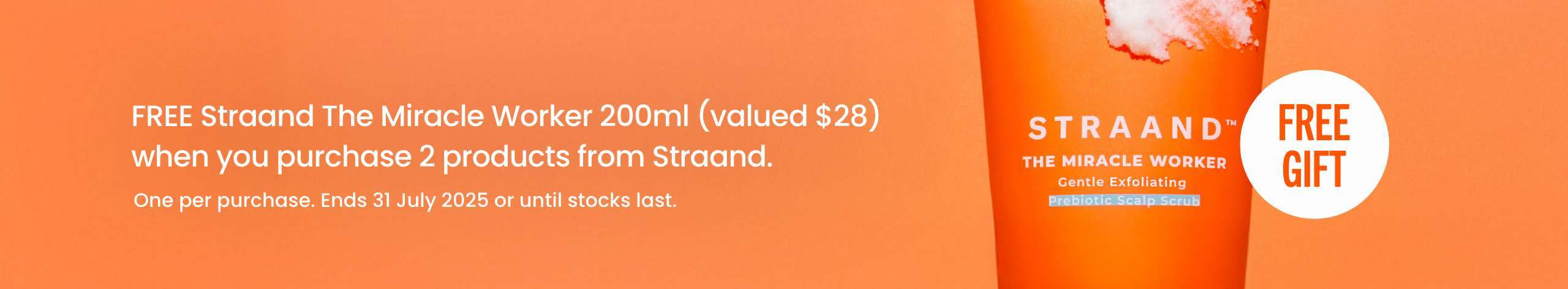 free gift from straand hair care