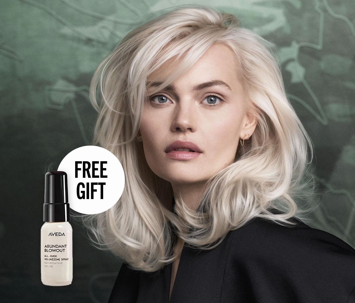 Aveda Abundant Blowout 10ml gift with purchase.* 
