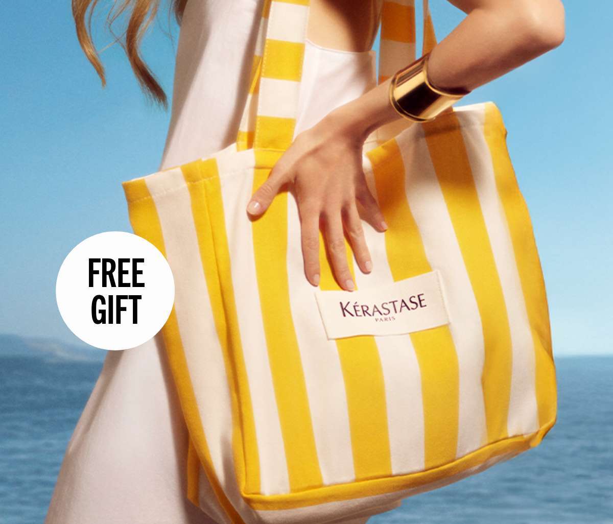 Kérastase Summer Bag gift with purchase.*