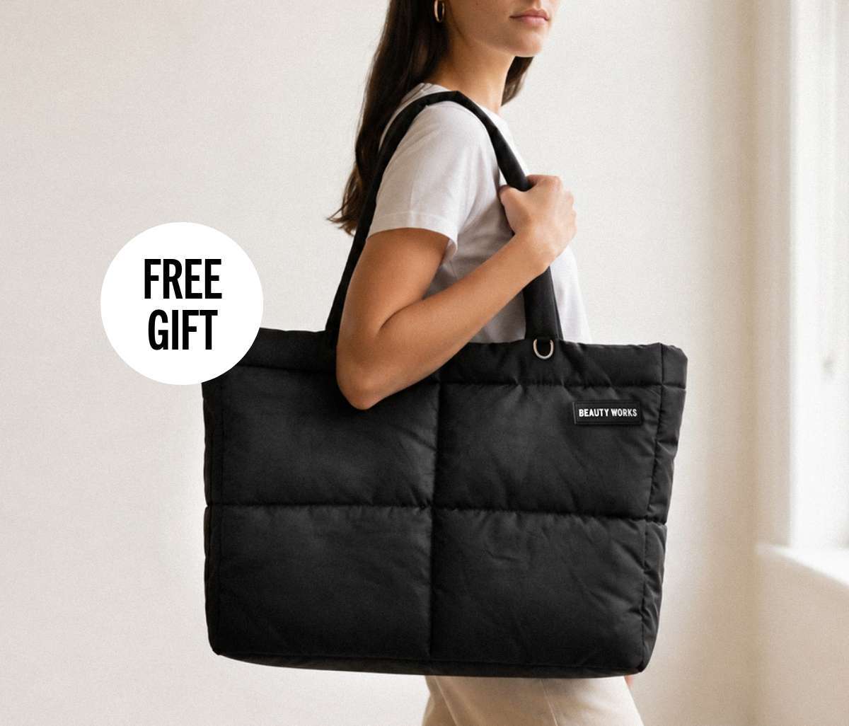Free  Puffer Bag (valued $49.95) when you spend over $200*