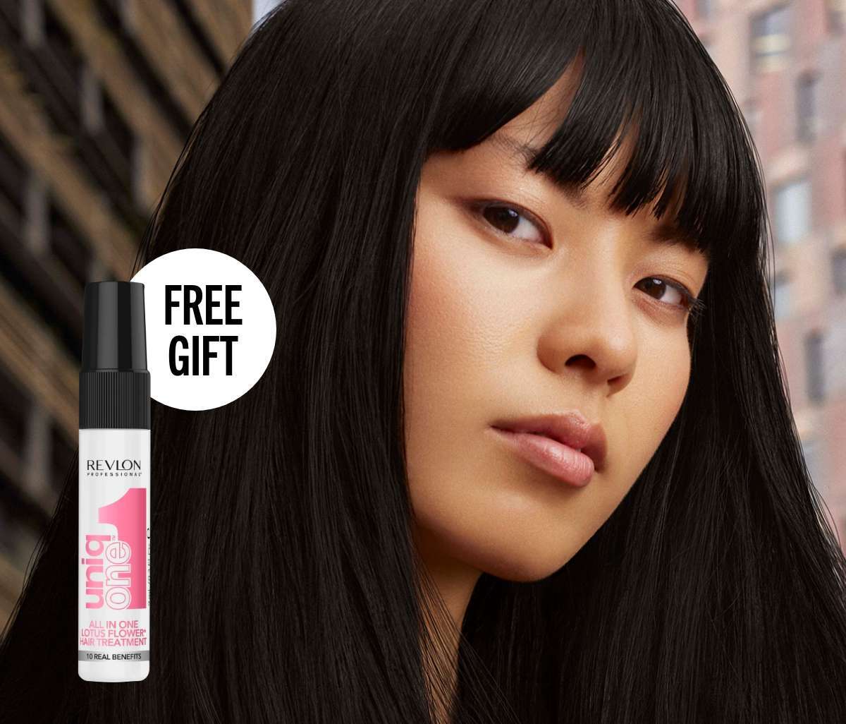 Free Revlon UniqOne Treatment Mini with purchase.*