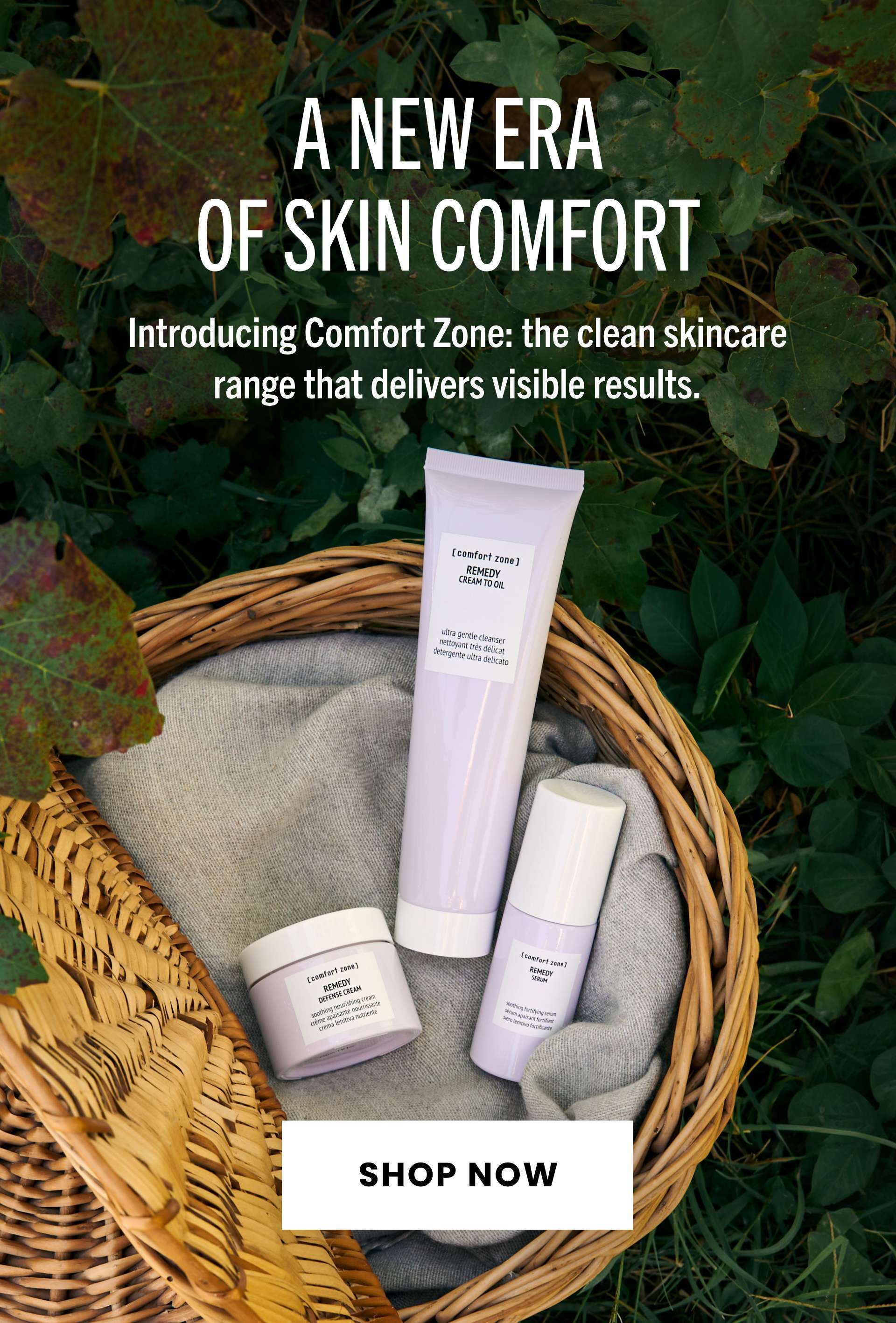new comfort zone clean skincare