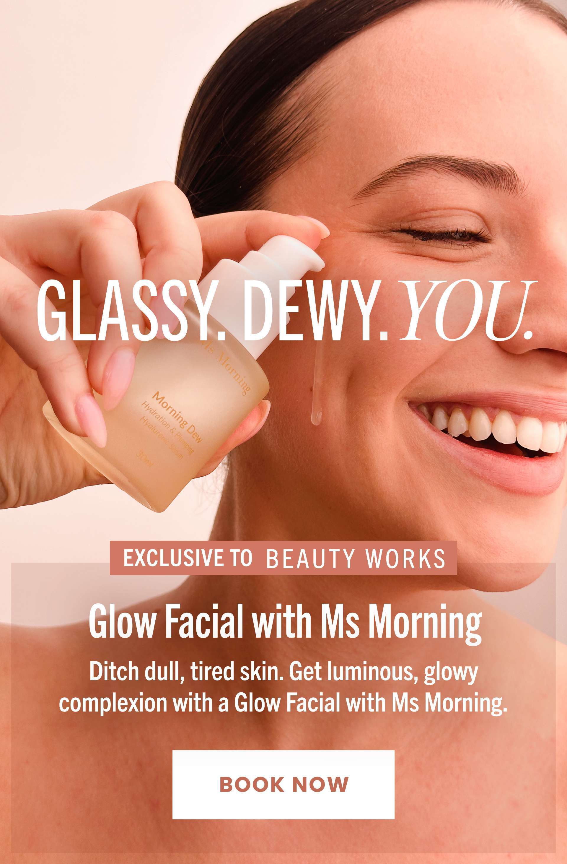 glow facial with ms morning skincare products