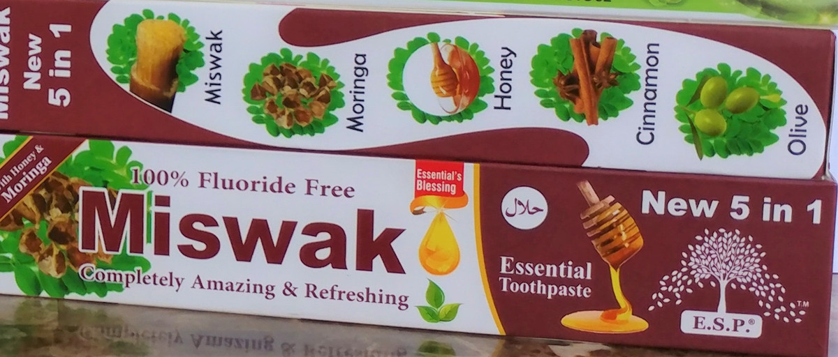 Miswak -"Essential Toothpaste New 5 in 1" 6.5 Oz